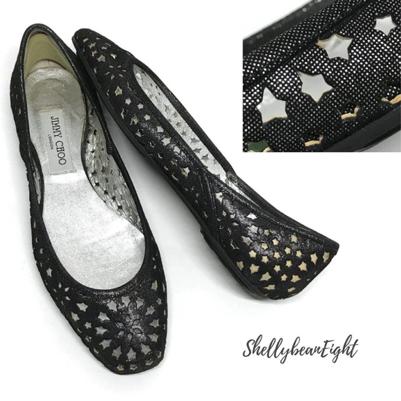 Jimmy Choo Shoes - ❌❌SOLD❌❌ JIMMY CHOO STAR Sparkle Flats 40 9.5